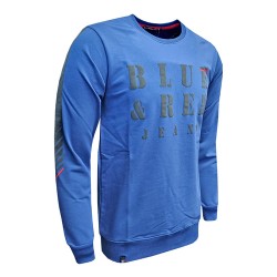 МЪЖКА БЛУЗА BLUE & RED С 3D ЩАМПА 6074